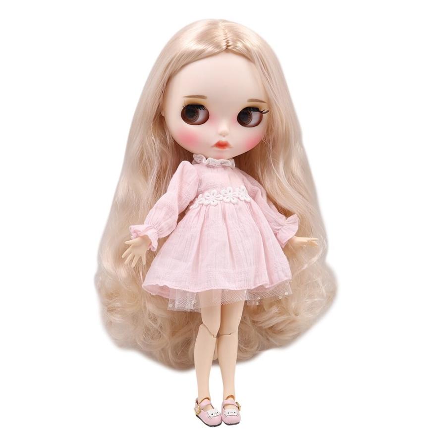 ブライス人形 着せ替え人形 Bjd 球体関節人形 Diy Icyおもちゃ マットシェルホワイトスキン ブライスドールm Fr1066 Namoヤフーショップ 通販 Yahoo ショッピング