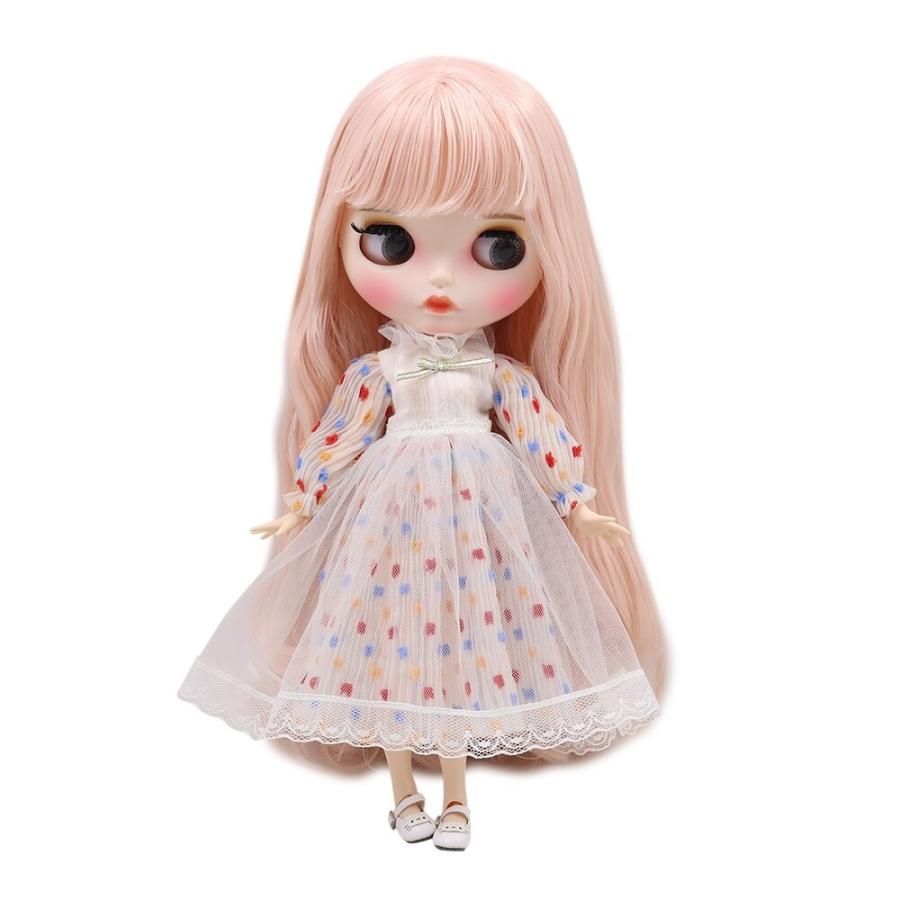 ブライス人形 着せ替え人形 Bjd 球体関節人形 Diy Icyおもちゃ マットシェルホワイトスキン ブライスドールn Fr1067 Namoヤフーショップ 通販 Yahoo ショッピング