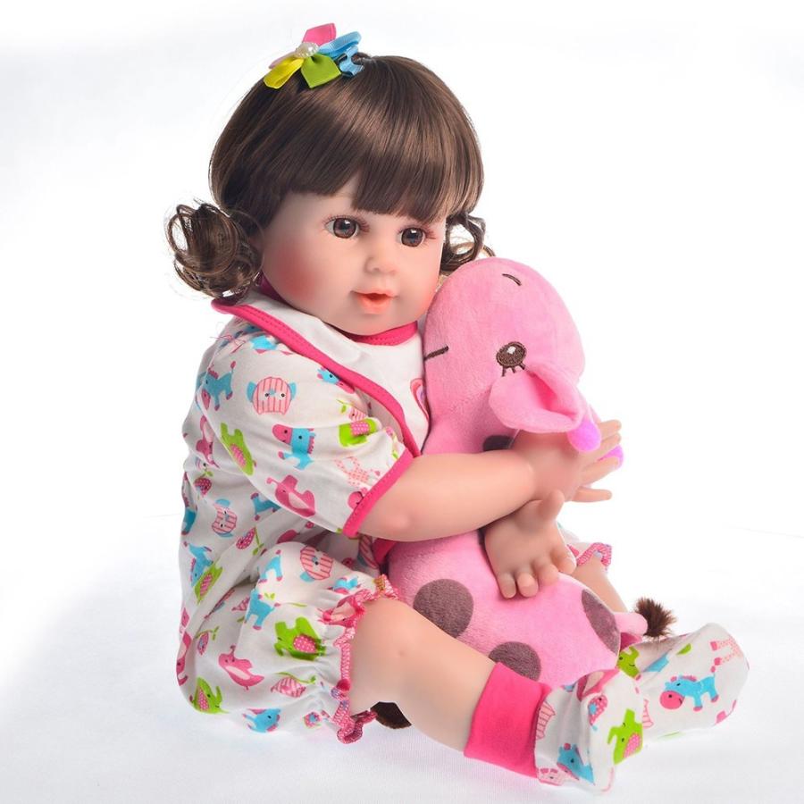 赤ちゃん 人形 リボーン ベイビー ドール 抱き人形 女の子D 衣装付き