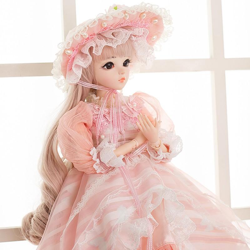 球体関節人形 BJD 女の子 人形 姫 SD ピンクドレス 着せ替え 球体関節人形 BJD 女の子 人形 姫 SD ピンクドレス 着せ替え