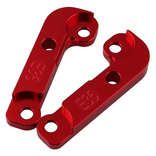 VODOOLアダプターターン角を増やす約25％ドリフトロックアクセサリーキットBMW M3 E36用チューニングドリフトカ Red