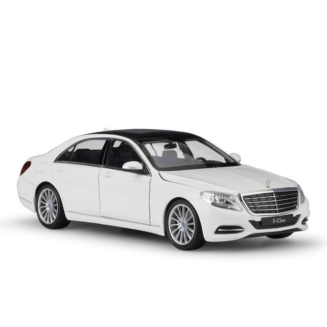 1:24 Mercedes Benz メルセデス ベンツ S-Class ホワイト 乗用車 1:24 Mercedes Benz メルセデス ベンツ S-Class ホワイト 乗用車