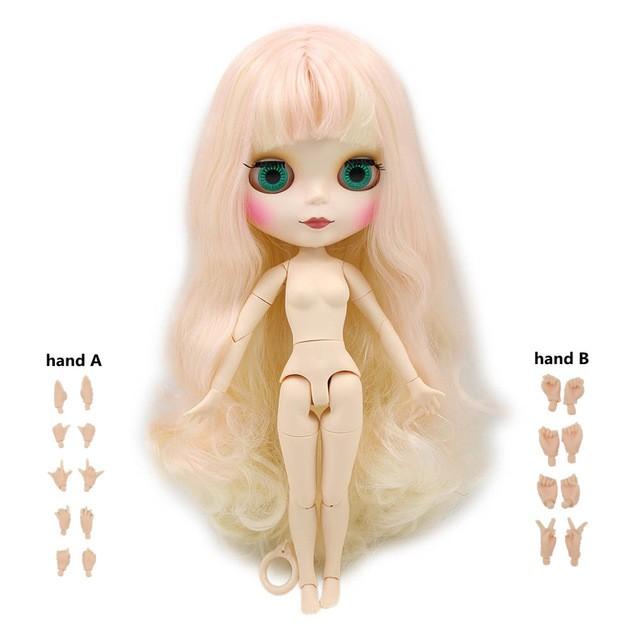 ブライスドール 人形 ジョイントボディ Diyヌード 球体関節人形ファッションガール 時間指定不可 Bjd msm