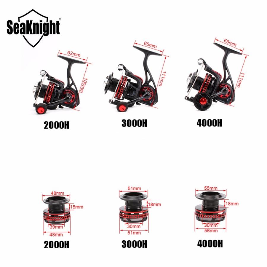 SeaKnight AX淡水海水 スピニング釣りリール6.2：1 11BB 3000H Reel ONLYの画像