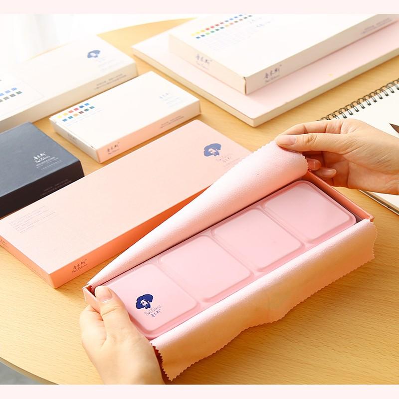 ルーベンス 光沢 水彩画 パレット メタルボックス 水彩絵具 24color pinkの画像