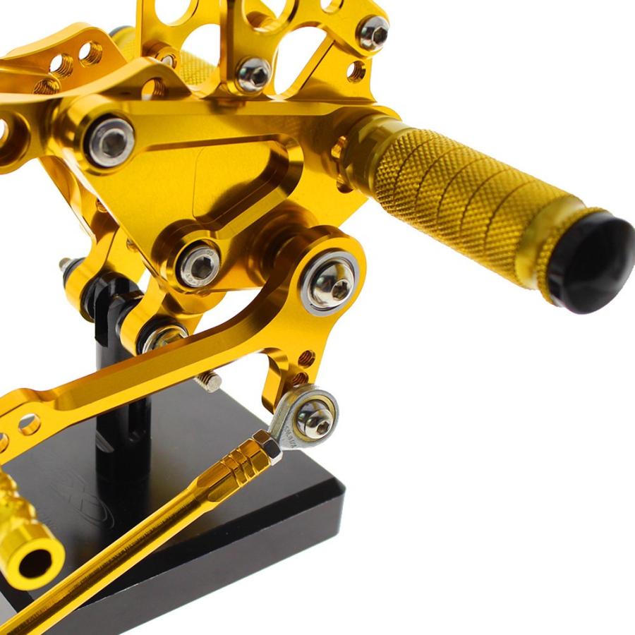 オートバイ CNC フットレスト リアセット フットペグレスト MV Agusta F4 1000 1998-2009 Gold