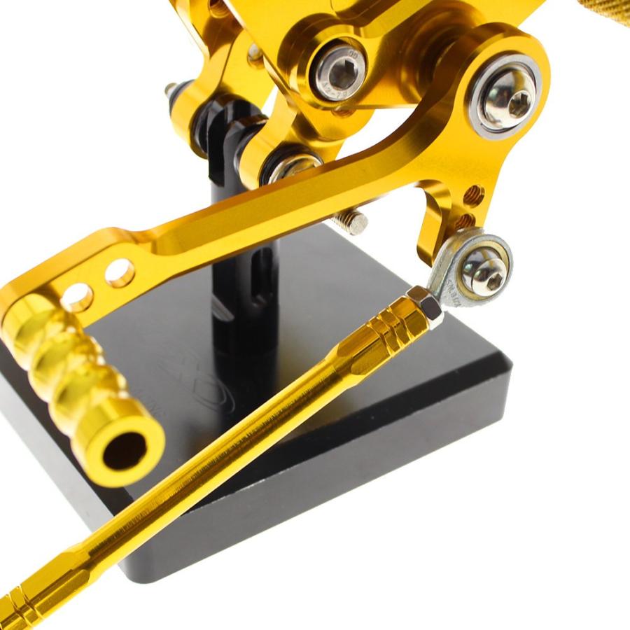 オートバイ CNC フットレスト リアセット フットペグレスト MV Agusta F4 1000 1998-2009 Gold