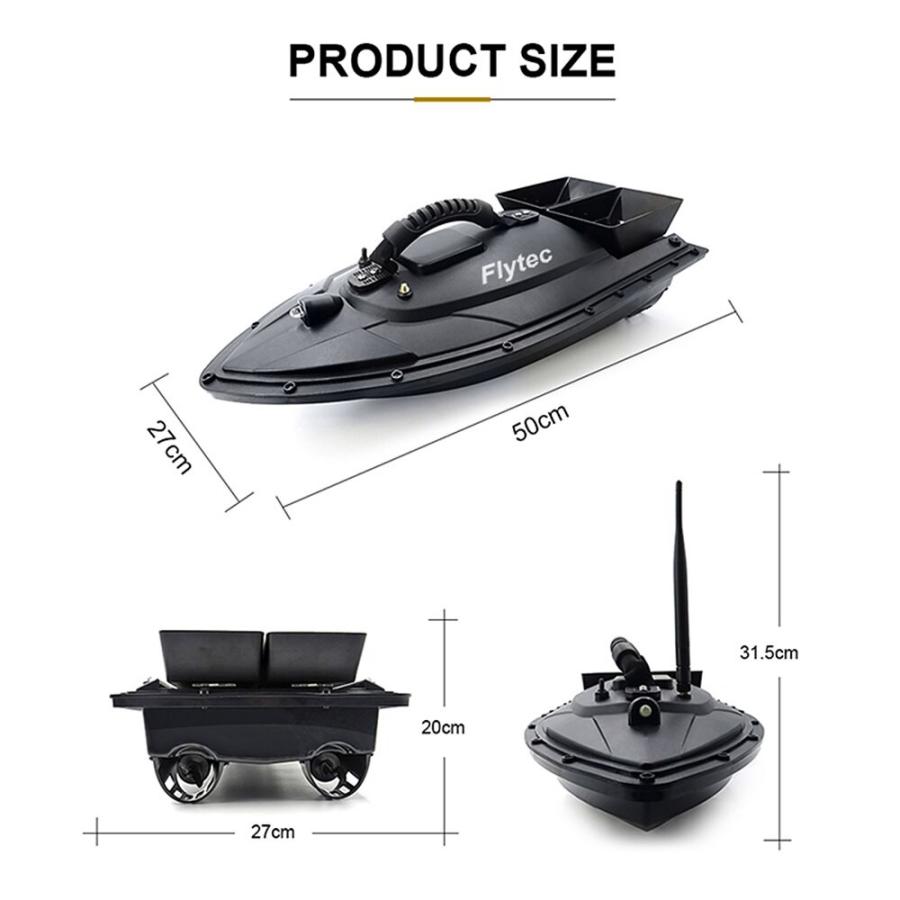 ラジコン ボート Flytec 2011-5 Fish Finder RC Boat 1.5kg Green UK