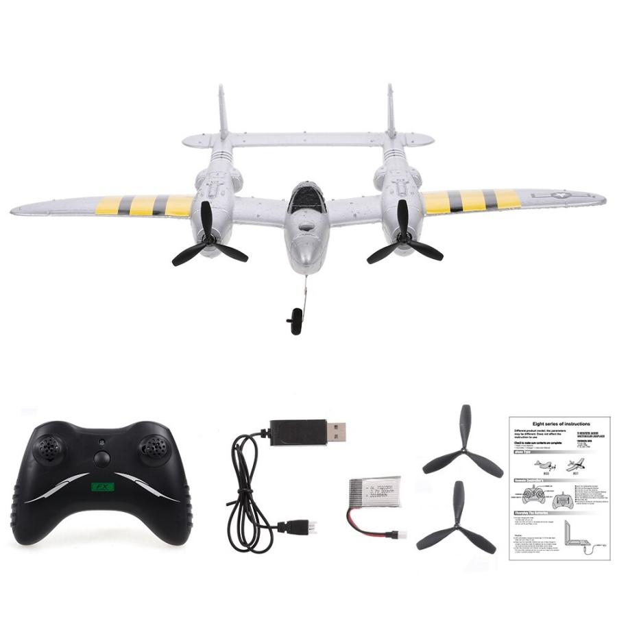 ラジコン飛行機　各種 ラジコン P38飛行機 2.4 GHz 2CH RC 飛行機航空機 屋外飛行RC