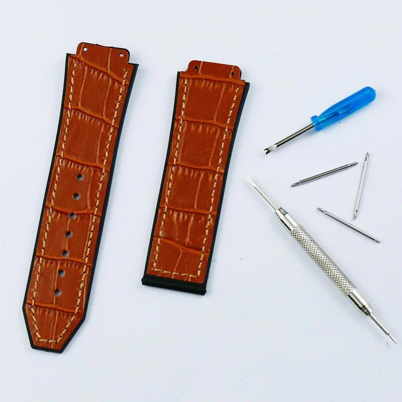 ウブロ 交換用 ベルト バンド レザーストラップ 社外互換 汎用品