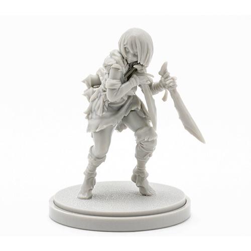 女神シリーズ 1/48 女剣士 女戦士 双剣 レジン フィギュア 美 女神シリーズ 1/48 女剣士 女戦士 双剣 レジン フィギュア 美