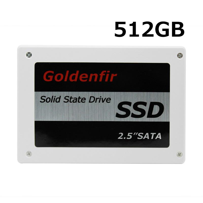 SSD Goldenfir 512GB SATA3 / 6.0Gbps 新品 2.5インチ 高速 NAND TLC 内蔵 デスクトップPC ノートパソコン
