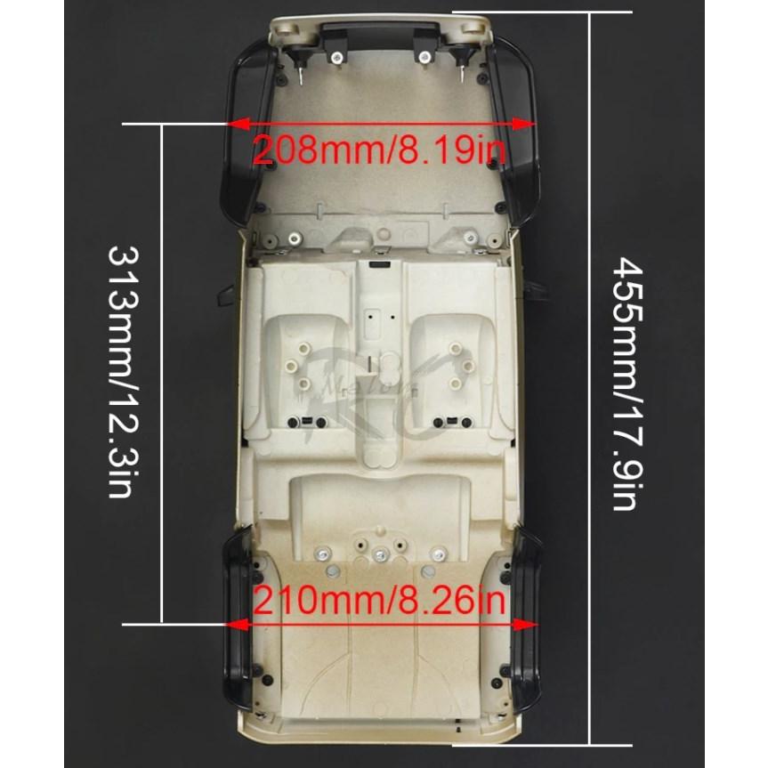 313mm ホイールベース ラングラー jeep ボディシェル 1/10RC 313mm ホイールベース ラングラー jeep ボディシェル 1/10RC