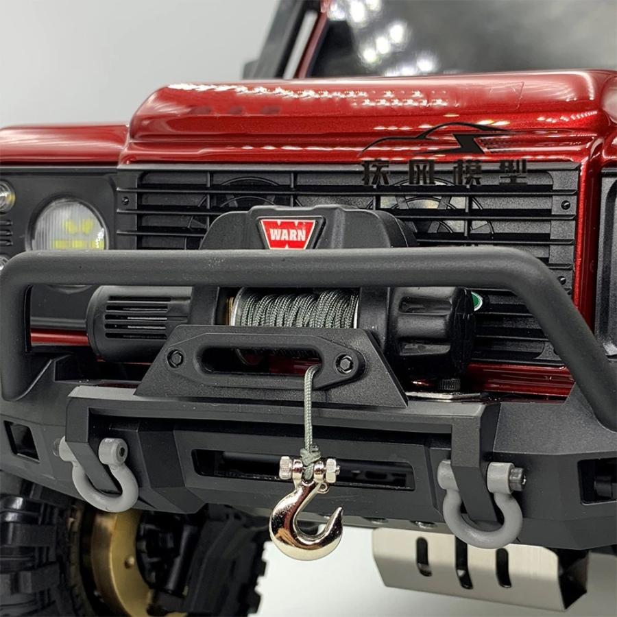 1/10RCクローラーカーアキシャル SCX10 TRAXXAS TRX4 RC4WD D90 D110 TF2 タミヤCC01用 自動ダブルモーター ウインチ｜namo｜09