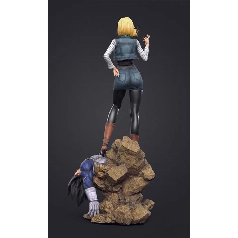 1/8 ドラゴンボール 人造人間18号 vs ベジータ フィギュア プラモデル