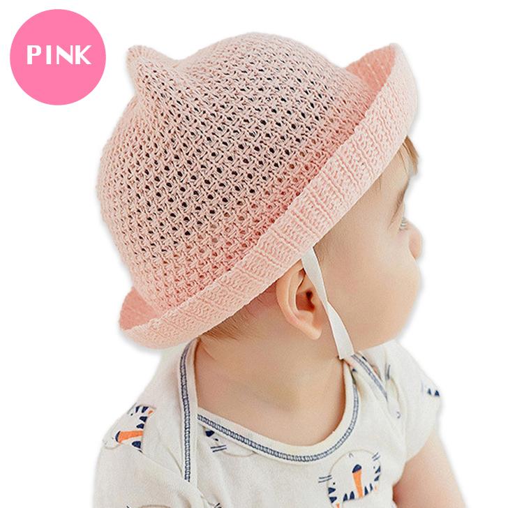 麦わら帽子 猫耳麦わら帽子 耳付き麦わら帽子 耳付き帽子 ベビー 赤ちゃん 子供 キッズ 帽子 男の子 女の子 ストローハット 紫外線対策 夏 かわいい ネコ耳 Babyshat006 Namosee 通販 Yahoo ショッピング