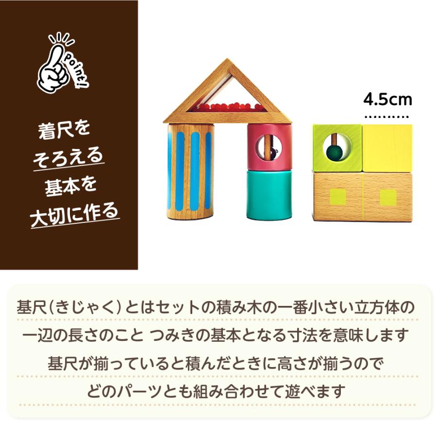 エド・インター（Ed・Inter） お片付袋付 木のおもちゃ 積み木 1歳