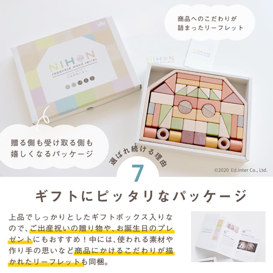 お片付袋付 おもちゃ 積み木 日本製 1歳 知育玩具 男の子 女の子 つみきのいえ L プレゼント 出産祝い 木製 エドインター ポイント利用 爆買 爆買の画像