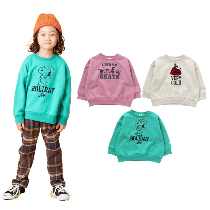 F.O.KIDS（エフオーキッズ） PEANUTS3色3柄トレーナー スヌーピー 子供 