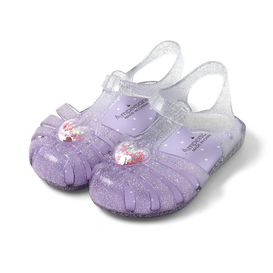 女児用サンダル Ampersand（アンパサンド） キッズ ジェリーサンダル 女の子 子供用