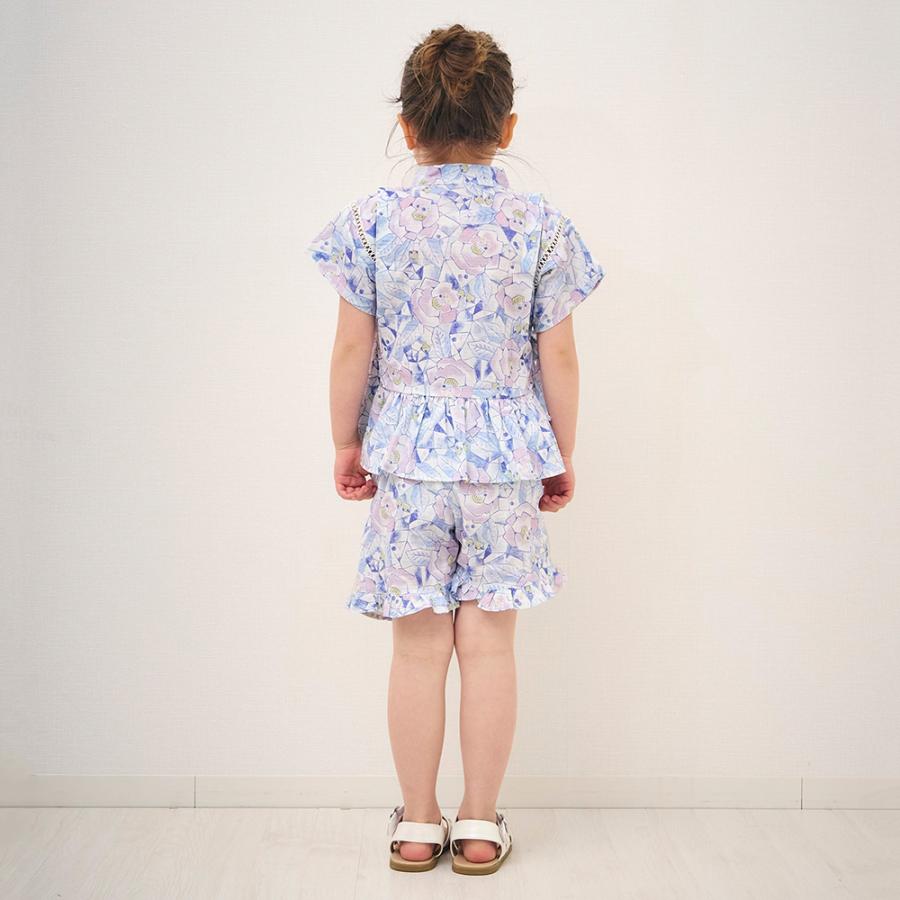 子供 ベビー 浴衣セット セパレート ドレス セラフ 簡単 女の子 甚平 70cm 80 90 キッズ 花柄 和柄 かわいい レトロ ブランド ポイント利用 爆買 | Seraph | 15