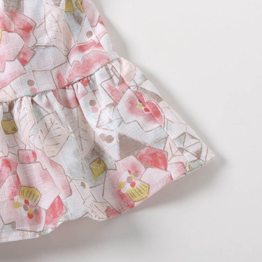 子供 ベビー 浴衣セット セパレート ドレス セラフ 簡単 女の子 甚平 70cm 80 90 キッズ 花柄 和柄 かわいい レトロ ブランド ポイント利用 爆買 | Seraph | 10