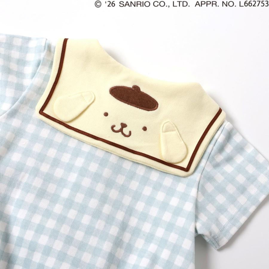 ベビー服 ロンパース 半袖 女の子 男の子 ポムポムプリン 出産祝い キャラクター かわいい 綿100％ サンリオ 子供服 赤ちゃん 春 春 プレゼント 70cm 80 爆買 | Seraph | 10