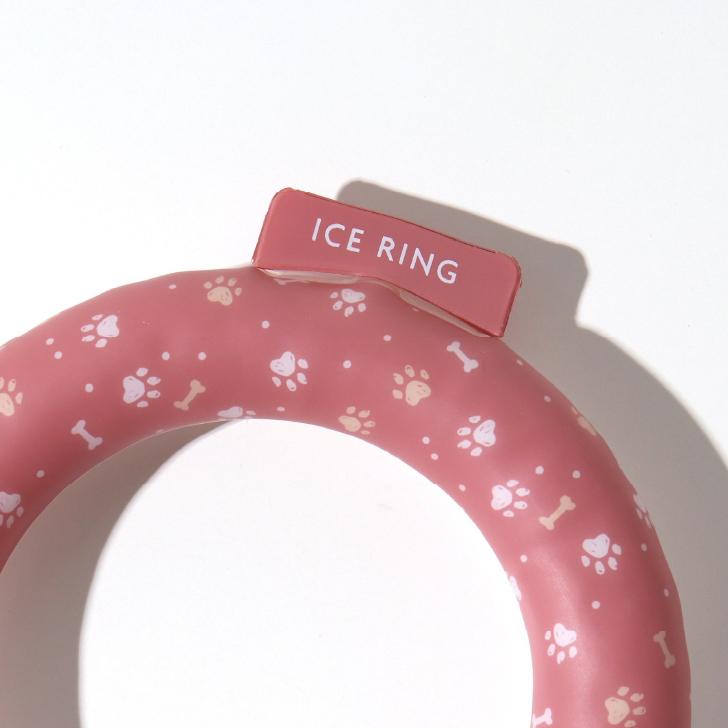 アイスリング SUO ICE RING ペット サイズ イヌ 犬 クールリング ネックリング ママ パパ 子供 かわいい 夏 熱中症対策 暑さ対策 冷却 冷感 散歩 SUO×FO｜namosee｜07