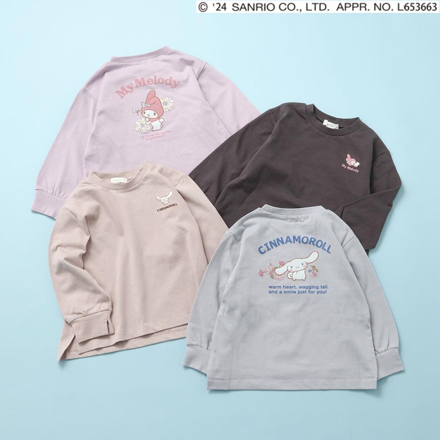 子供服 ロンT サンリオ 女の子 Tシャツ キッズ 長袖 セラフ 秋冬 140cm 130 120 110 100 90 80 トップス シナモロール マイメロディ 綿100% キャラクター 爆買 | Seraph | 16