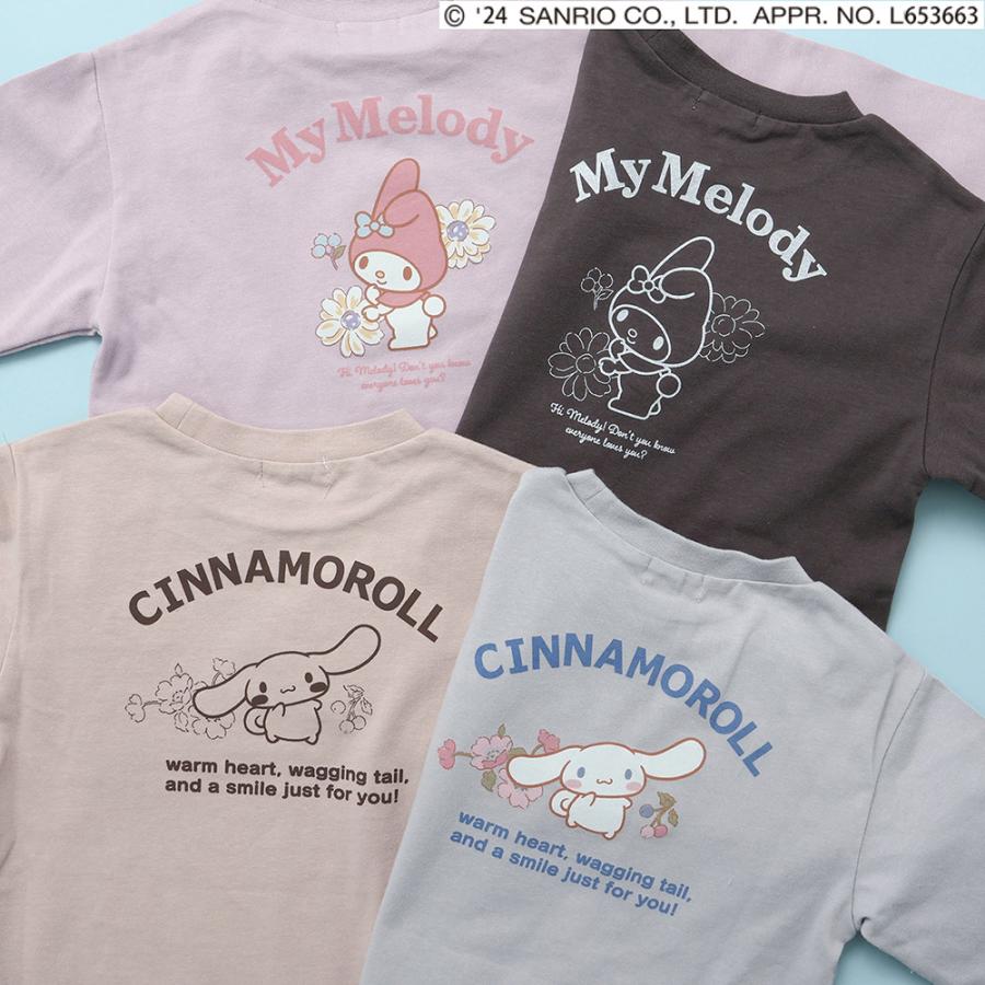 子供服 ロンT サンリオ 女の子 Tシャツ キッズ 長袖 セラフ 秋冬 140cm 130 120 110 100 90 80 トップス シナモロール マイメロディ 綿100% キャラクター 爆買 | Seraph | 17