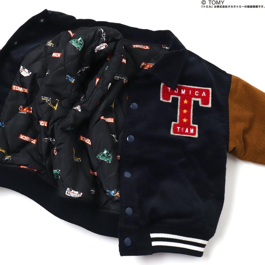 キッズ アウター トミカ スタジャン 服 フリース 子供 ブリーズ 上着 車 男の子 秋 冬 ジャンパー ジャケット ボア 130cm 120 110 100 センチ プレゼント 爆買 | BREEZE | 11