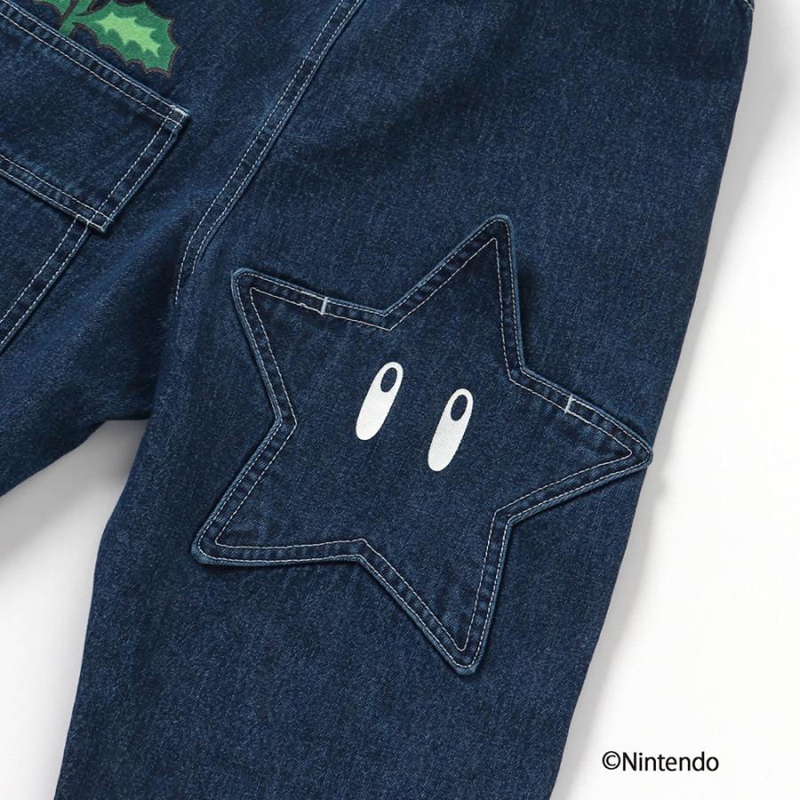 子供服 オーバーオール キッズ マリオ 男の子 女の子 服 サロペット デニム 子供 パンツ ズボン 春 秋 冬 ブリーズ 100cm 110 120 130 140 150 キャラクター | BREEZE | 12