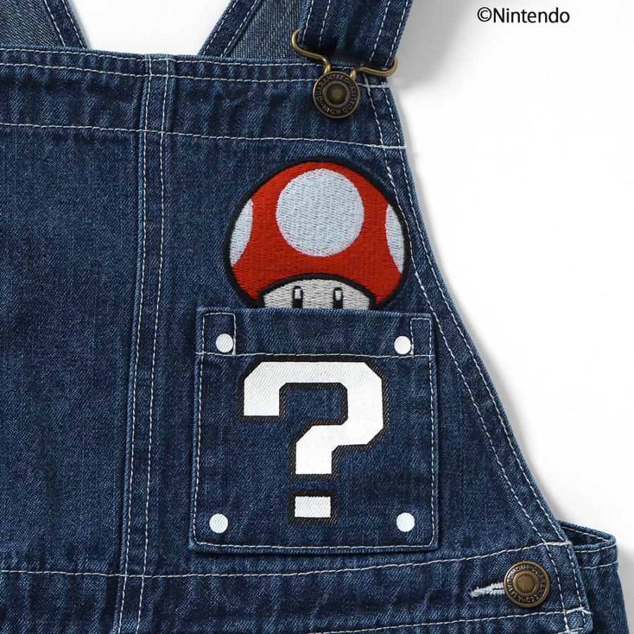 子供服 オーバーオール キッズ マリオ 男の子 女の子 服 サロペット デニム 子供 パンツ ズボン 春 秋 冬 ブリーズ 100cm 110 120 130 140 150 キャラクター | BREEZE | 07
