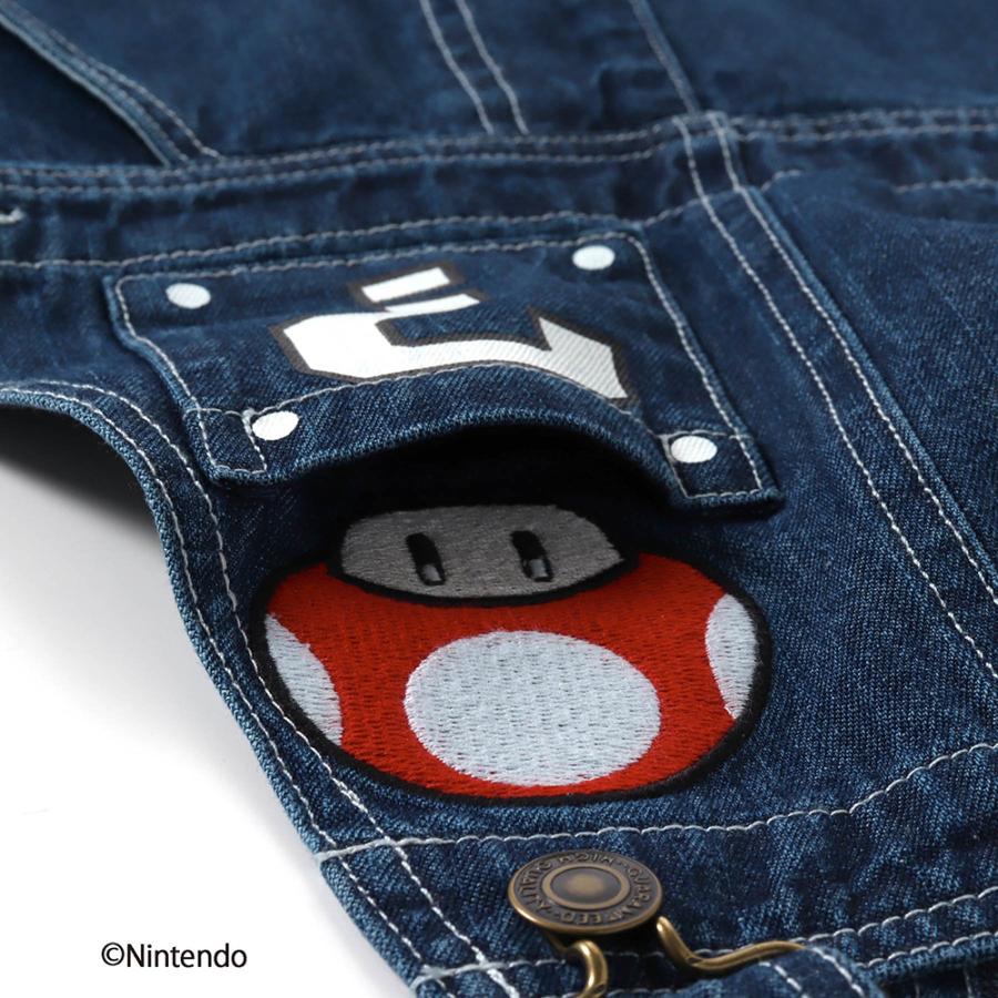 子供服 オーバーオール キッズ マリオ 男の子 女の子 服 サロペット デニム 子供 パンツ ズボン 春 秋 冬 ブリーズ 100cm 110 120 130 140 150 キャラクター | BREEZE | 08
