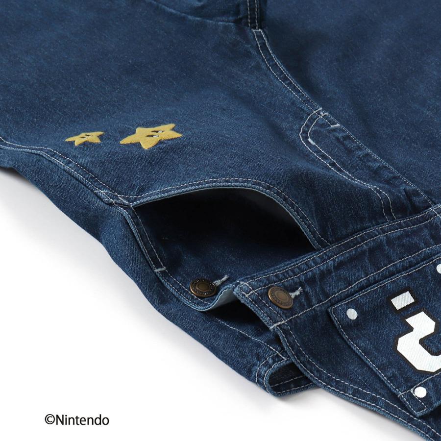 子供服 オーバーオール キッズ マリオ 男の子 女の子 服 サロペット デニム 子供 パンツ ズボン 春 秋 冬 ブリーズ 100cm 110 120 130 140 150 キャラクター | BREEZE | 10