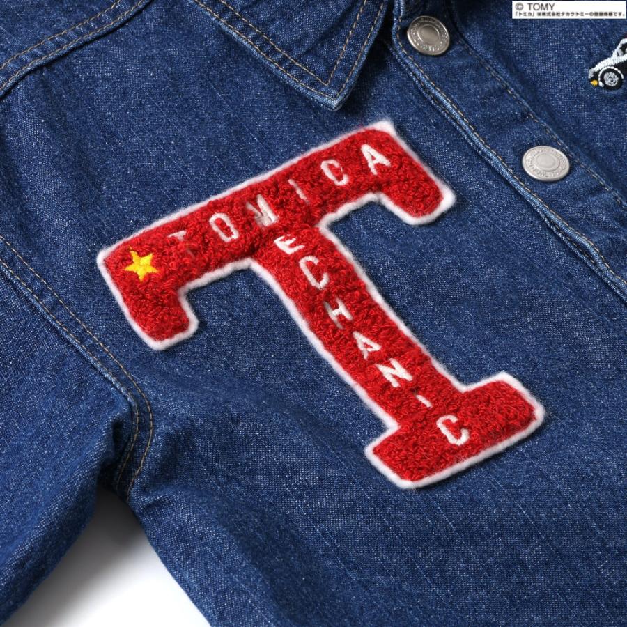 子供服 オーバーオール キッズ トミカ デニム 男の子 車 パトカー BREEZE 120cm 110cm 100cm 90cm 半袖 春 夏 秋 キャンプ サロペット ベビー こども 綿100% | BREEZE | 04