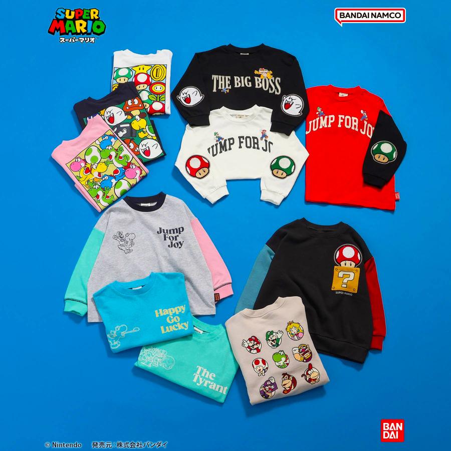 キッズ トレーナー マリオ 男の子 女の子 ブリーズ 子供服 BREEZE ブランド 綿100% キャラクター グッズ 秋 冬 幼稚園 保育園 小学生 150cm 140 130 120 110 100 | BREEZE | 15