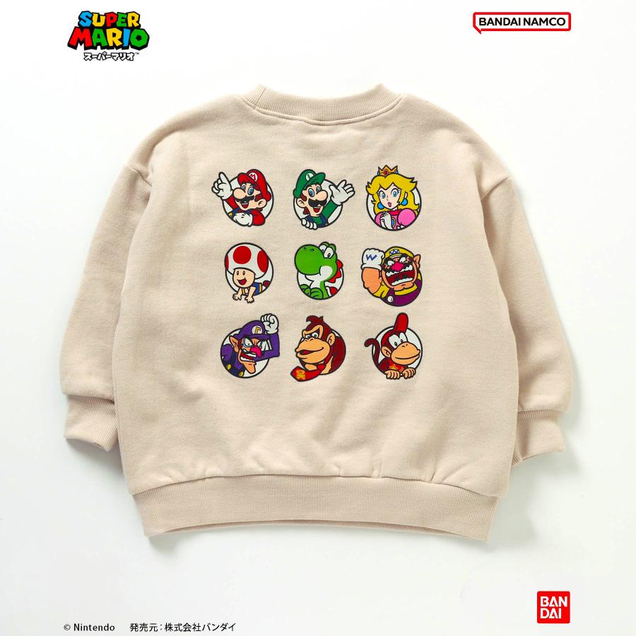 キッズ トレーナー マリオ 男の子 女の子 ブリーズ 子供服 BREEZE ブランド 綿100% キャラクター グッズ 秋 冬 幼稚園 保育園 小学生 150cm 140 130 120 110 100 | BREEZE | 01