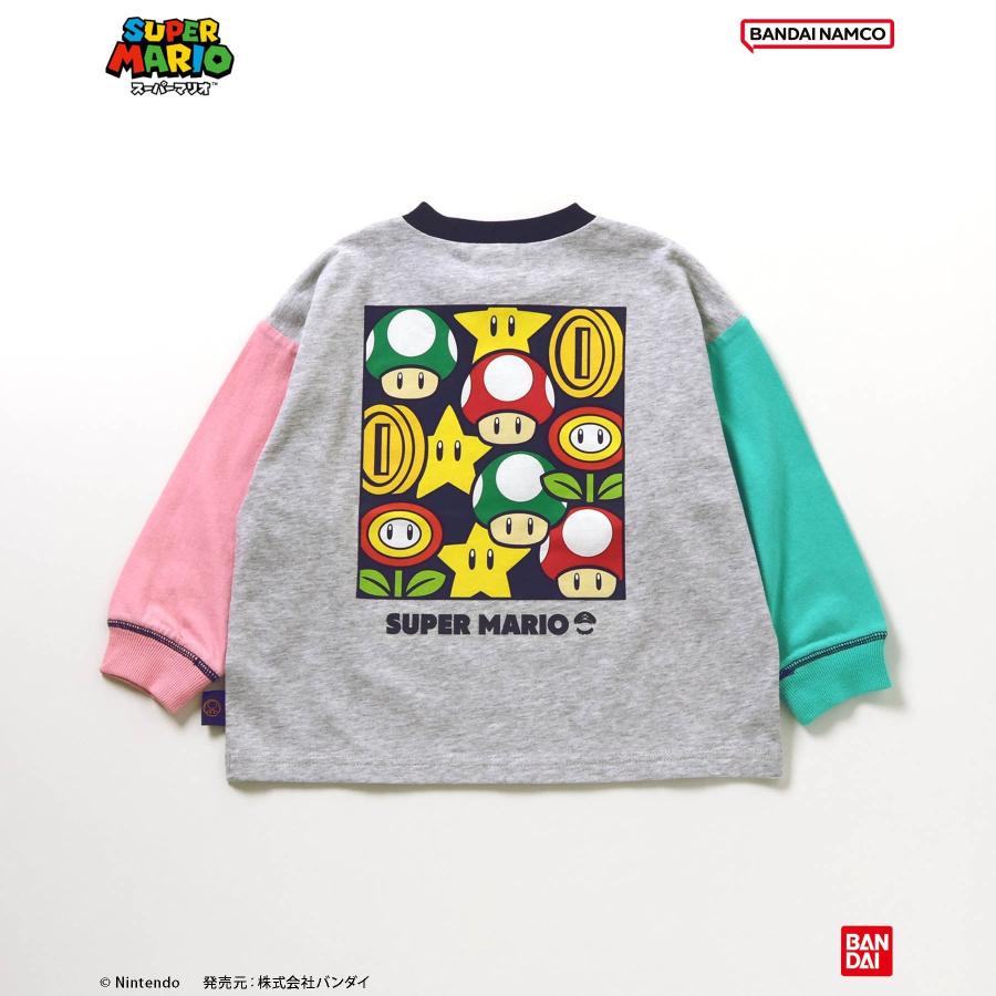 子供服 Tシャツ スーパーマリオ キッズ 長袖 ロンT 男の子 女の子 ブリーズ 150cm 140 130 120 110 100 センチ 秋 綿100% キャラクター グッズ 春 かっこいい | BREEZE | 05