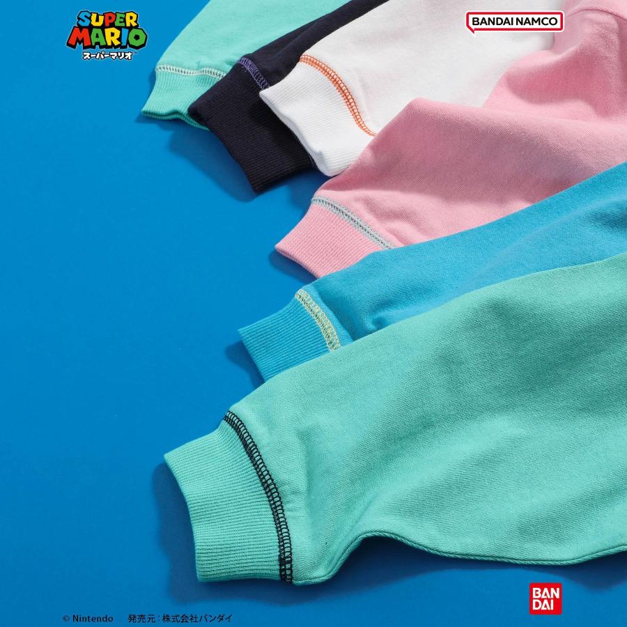 子供服 Tシャツ スーパーマリオ キッズ 長袖 ロンT 男の子 女の子 ブリーズ 150cm 140 130 120 110 100 センチ 秋 綿100% キャラクター グッズ 春 かっこいい | BREEZE | 07