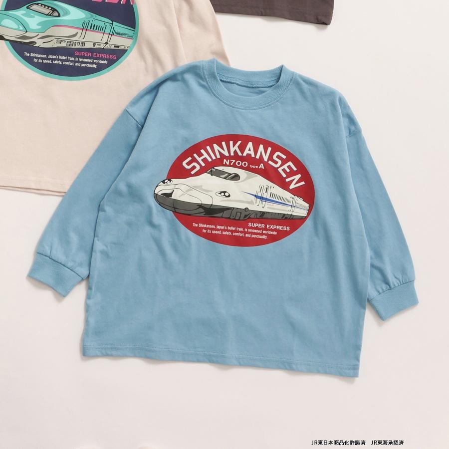 子供服 Tシャツ 新幹線 ロンT キッズ 長袖 男の子 BREEZE ドクターイエロー はやぶさ 秋 冬 春 綿100 140cm 130 120 110 センチ グッズ 幼稚園 保育園 小学生 | BREEZE | 05