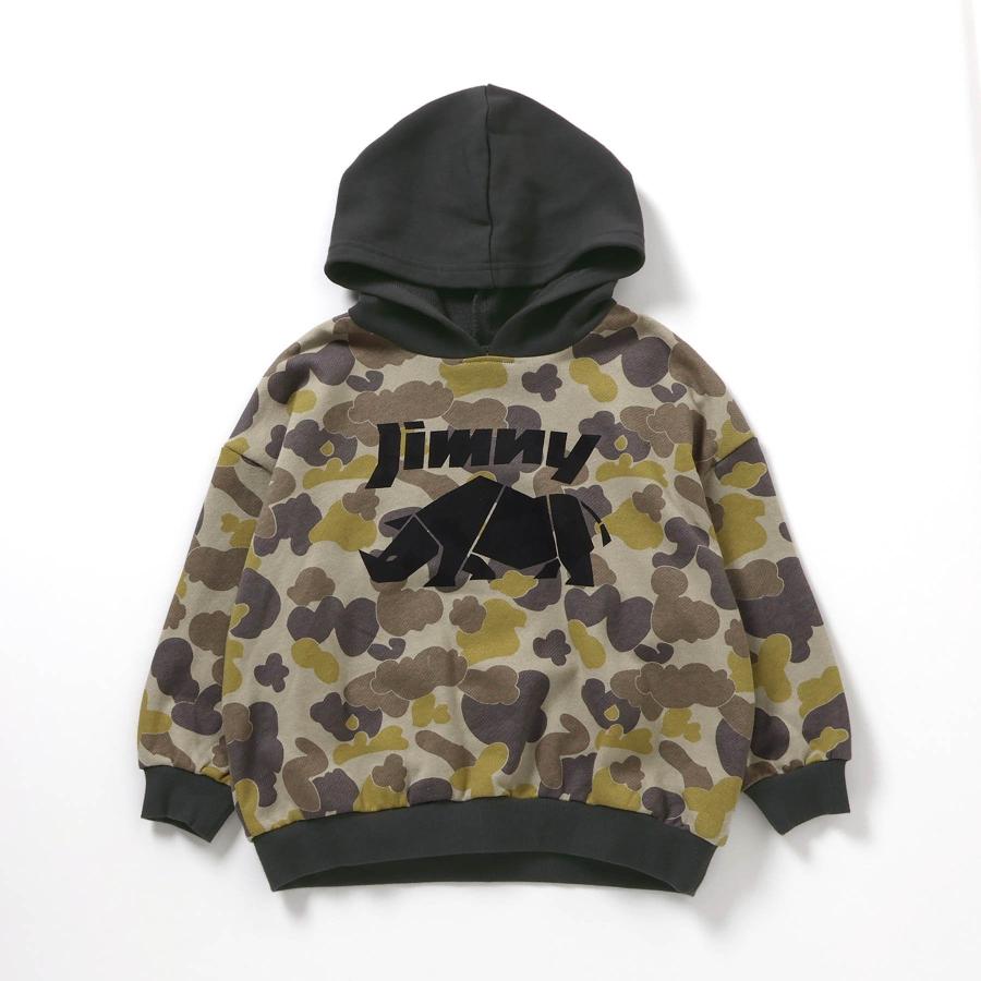 子供服 パーカー キッズ ジムニー ジュニア 男の子 女の子 ブリーズ 車 秋 冬 トレーナー スウェット 140cm 130 120 110 100 90 JIMNY かっこいい おしゃれ 迷彩 | BREEZE | 02
