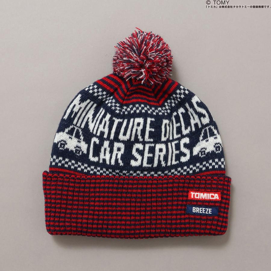 BREEZE（ブリーズ） ニット帽 キッズ トミカ 子供 男の子 女の子 車 秋