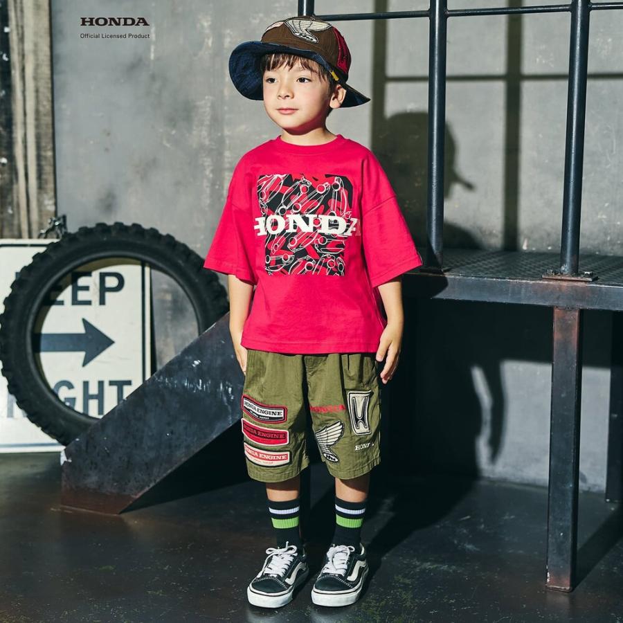 子供服 Tシャツ キッズ 半袖 HONDA 車 綿100 春 夏 140cm 130 120 110 100 センチ ホンダ ブランド かっこいい おしゃれ プレリュード CIVIC CB 幼稚園 保育園 | F.O.KIDS | 17