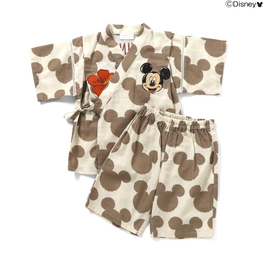 き*ん様 ディズニー　浴衣　ミッキー　３点セット　おまけ腰紐　ミッキーマウス F.O.KIDS（エフオーキッズ） 子供服 甚平 ディズニー 男の子 女の子