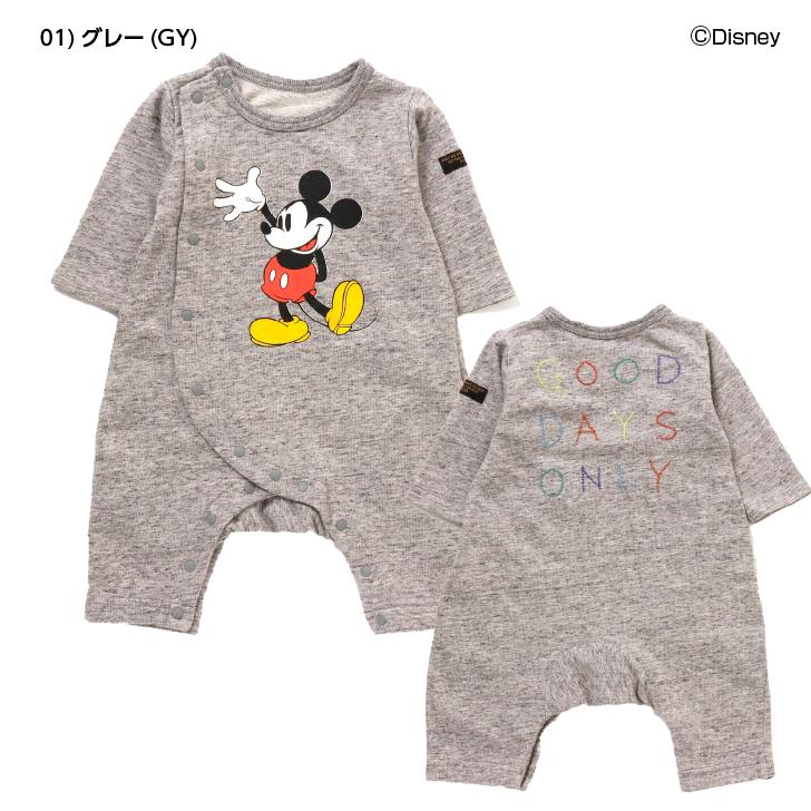 ディズニー キャラクター カバーオール 子供服 ベビー服 ベビーウェア 人気 ブランド 赤ちゃん 長袖 ミッキー おしゃれ かわいい 男の子 女の子 エフオー Fok R4311 Namosee 通販 Yahoo ショッピング