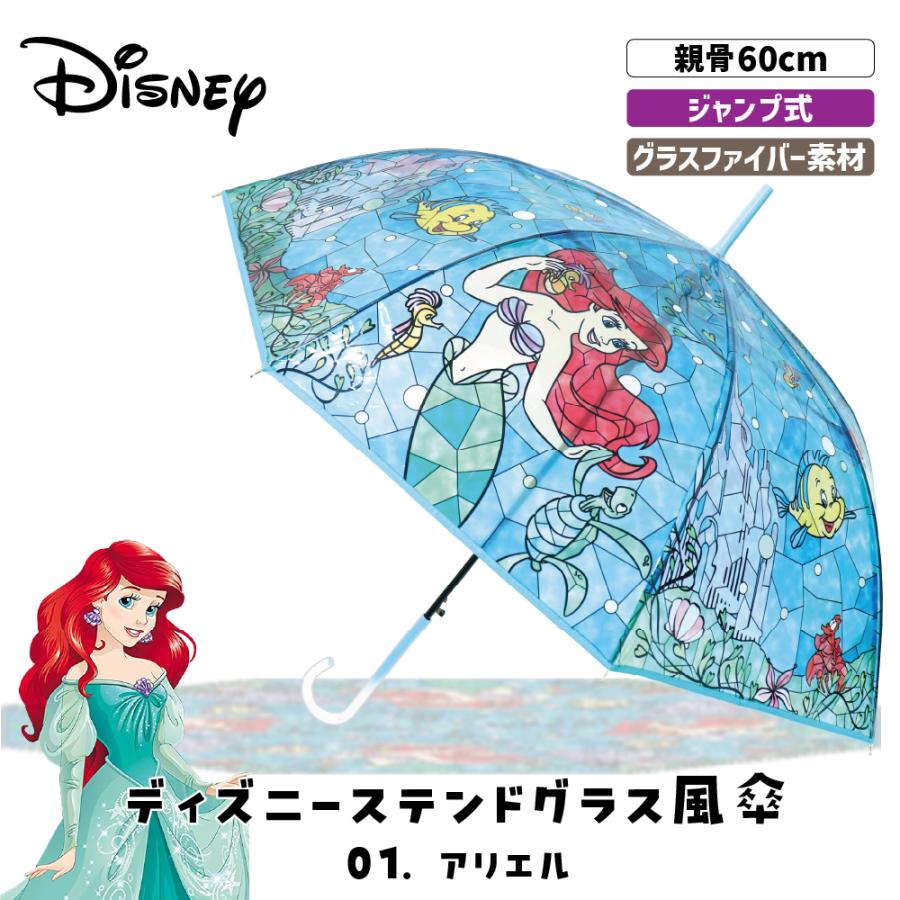 【新品未使用】終売品 大人可愛い ディズニープリンセス ビニール傘 9本セット Disney（ディズニー） 傘 子供 レディース ディズニープリンセス 60cm