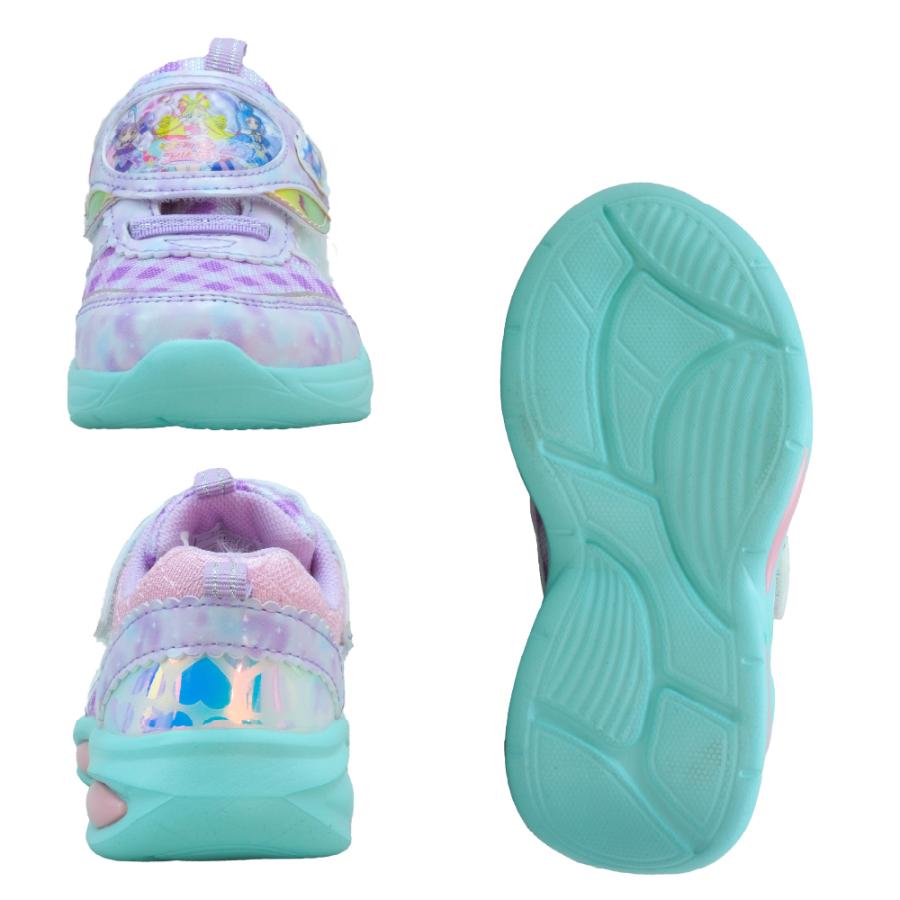 光る靴 アイドルプリキュア キッズ スニーカー 女の子 LED プリキュア 子供 かわいい シューズ 15cm 16 17 18 19 プレゼント ギフト クリスマス 爆買 | コマリヨー | 11
