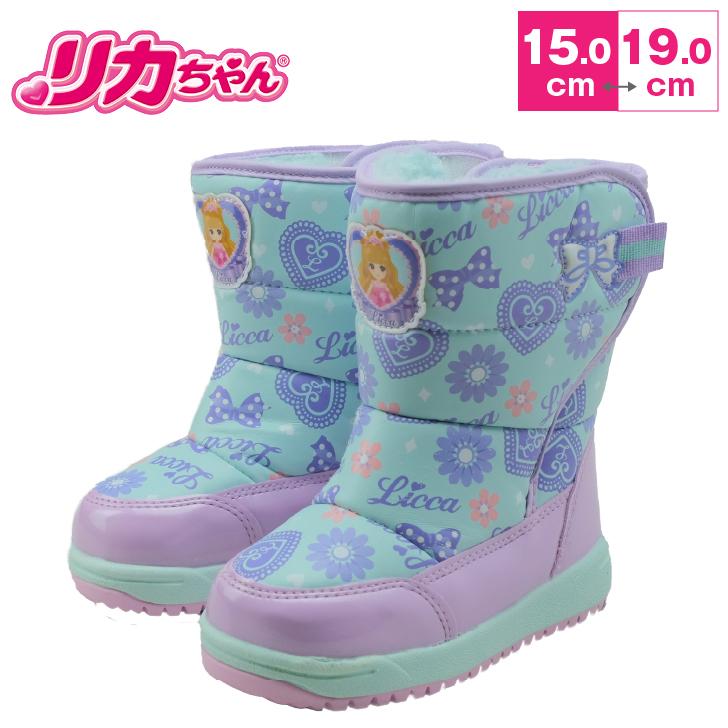 コマリヨー リカちゃん キッズ スノーブーツ ブーツ シューズ 子供