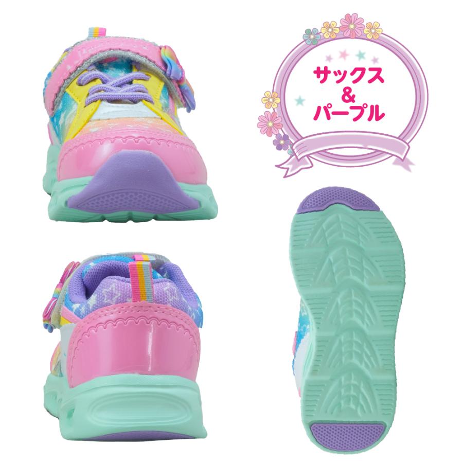 コマリヨー 光る靴 キッズ スニーカー 女の子 ユニコーン 子供 LED
